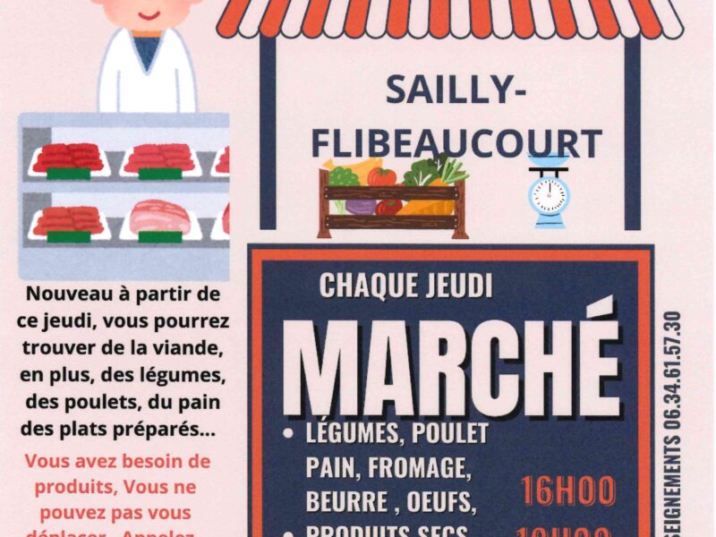 Nouveau marché de Sailly-Flibeaucourt